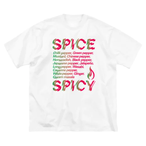 SPICE SPICY（Chili） ビッグシルエットTシャツ