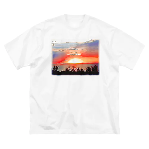 東京夕日 Big T-Shirt