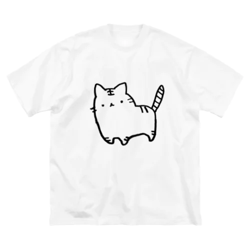 ねこさん ビッグシルエットTシャツ