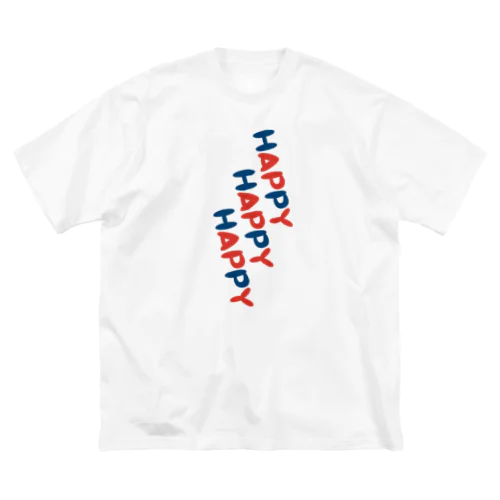 HAPPY HAPPY HAPPY！縦バージョン Big T-Shirt