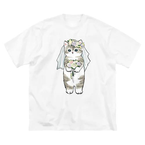 花嫁にゃん ビッグシルエットTシャツ