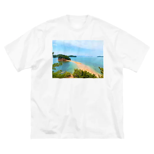 Happiness Island ビッグシルエットTシャツ