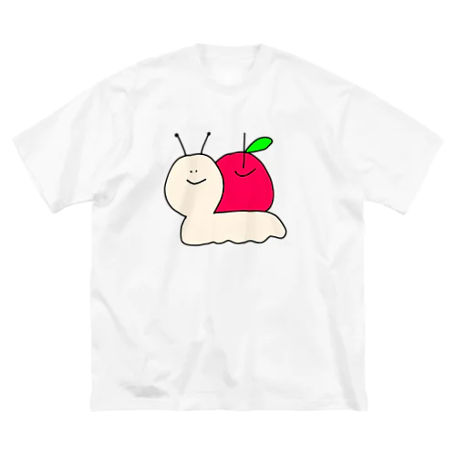 🐌カタツムりんご🍎 ビッグシルエットTシャツ