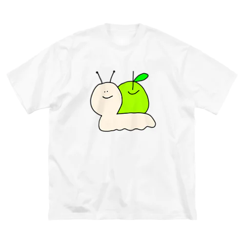 🐌カタツムりんご🍏 ビッグシルエットTシャツ