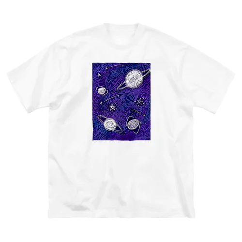 宇宙 ビッグシルエットTシャツ