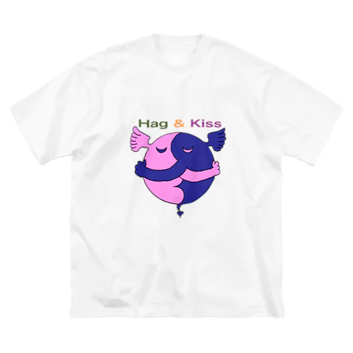 Hag & kiss(ハグ＆キス) Big T-Shirt