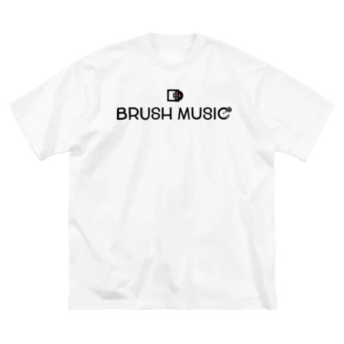 BRUSH MUSIC Inc. LOGO ビッグシルエットTシャツ