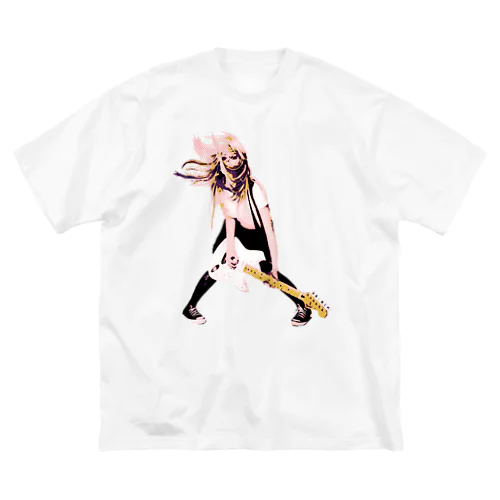 ギターガール002 Big T-Shirt