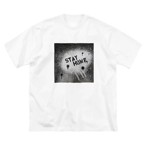 STAY HOME ビッグシルエットTシャツ