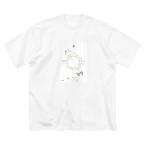 「CAT」 ビッグシルエットTシャツ