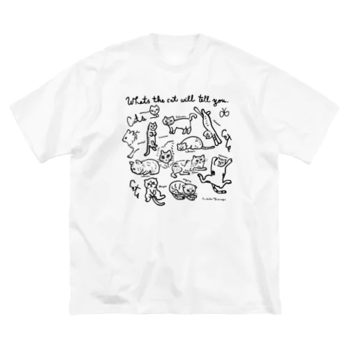 cat cat cat !! ビッグシルエットTシャツ