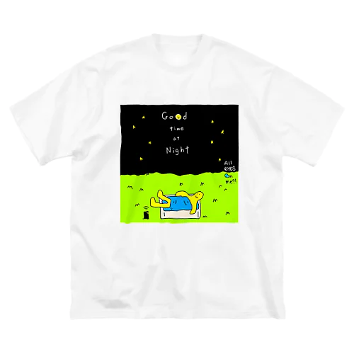 Good time at Night ビッグシルエットTシャツ