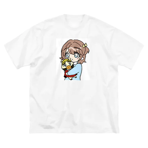 おじさん  ぎゅ ビッグシルエットTシャツ