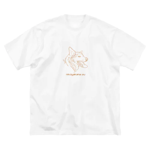 にこやかないぬ ビッグシルエットTシャツ