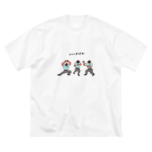 謎の野球審判ロドリンコゲルニーニヨ ビッグシルエットTシャツ