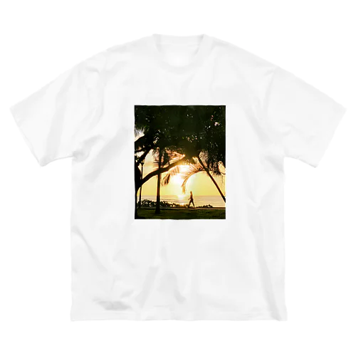 Hawaii サンセット ビッグシルエットTシャツ