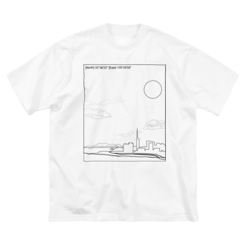 福岡　FUKUOKA　CITY　T Big T-Shirt
