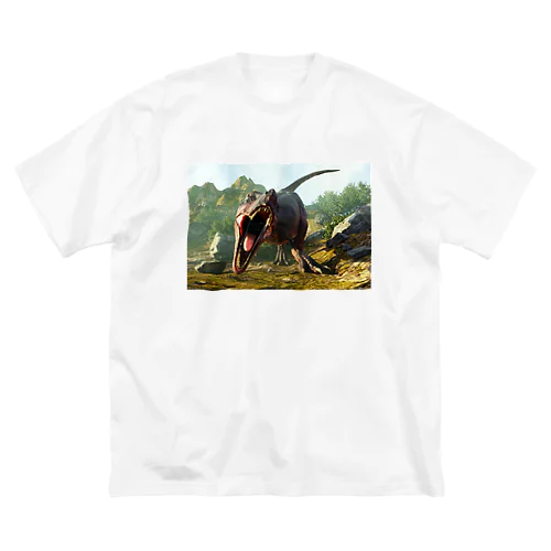 ティラノサウル（正面） Big T-Shirt