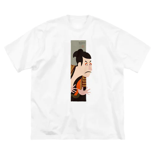 Yo-U-Ki-e「三世大谷鬼次」縦型Tシャツ【浮世絵】 ビッグシルエットTシャツ