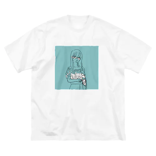 水色メガネ奴 Big T-Shirt