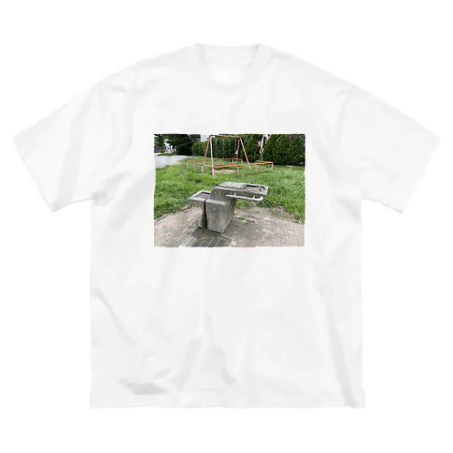 公園の一角 ビッグシルエットTシャツ