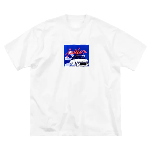 クルマ融合80年代 Big T-Shirt