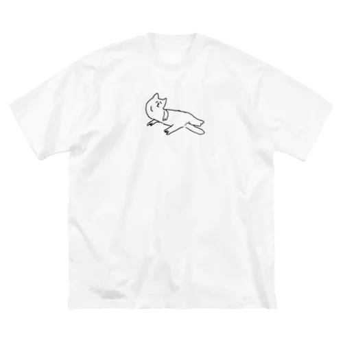 上機嫌なネコ ビッグシルエットTシャツ