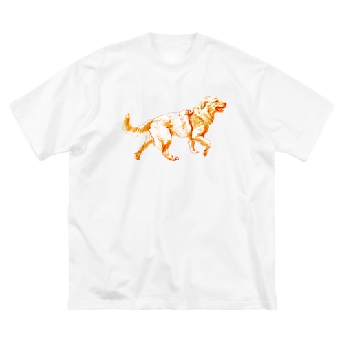 ゴールデン_シンプルオレンジ Big T-Shirt