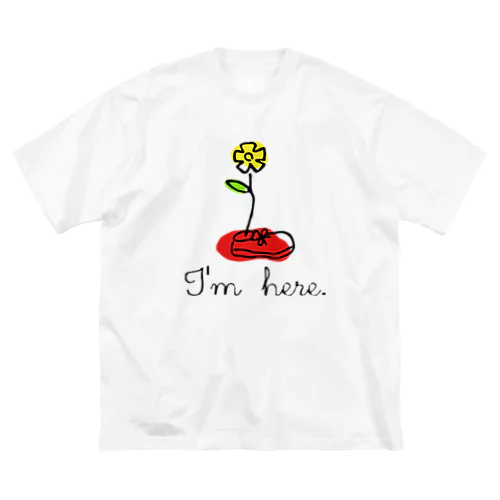 I'm here. ビッグシルエットTシャツ