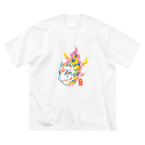 狐火 ビッグシルエットTシャツ