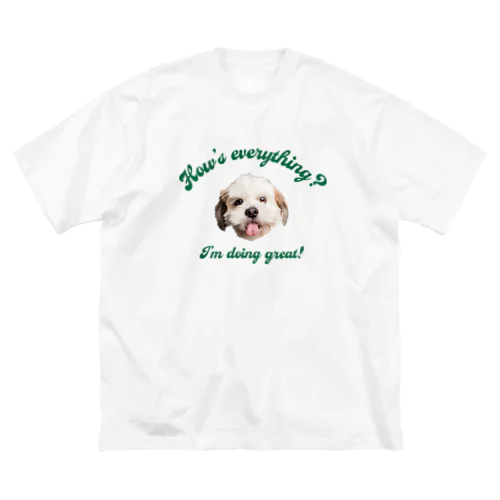 🐶いぬ・犬・DOG・ワンワン ビッグシルエットTシャツ