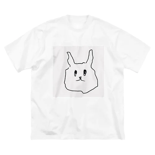 ふやけたうさちゃん ビッグシルエットTシャツ