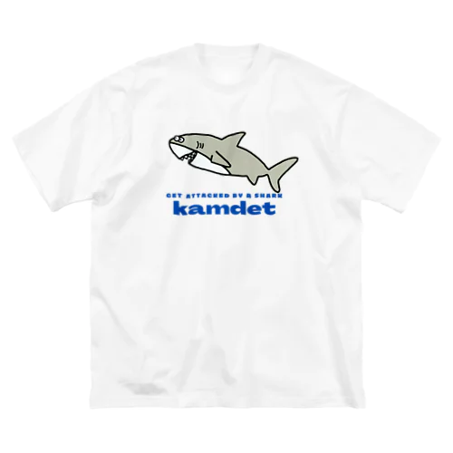 shark logo kamdet ビッグシルエットTシャツ