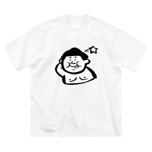 どすこい！おすもうさん〜モノクロてへぺろver Big T-Shirt