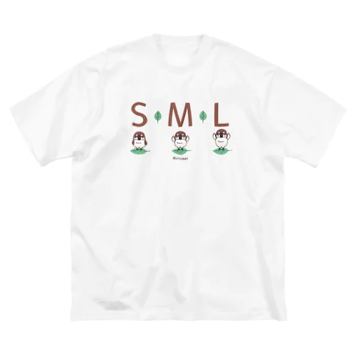 スズメがちゅん SMLTシャツ ビッグシルエットTシャツ