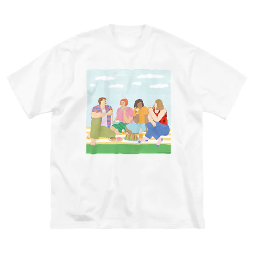 みんなでピクニック ビッグシルエットTシャツ