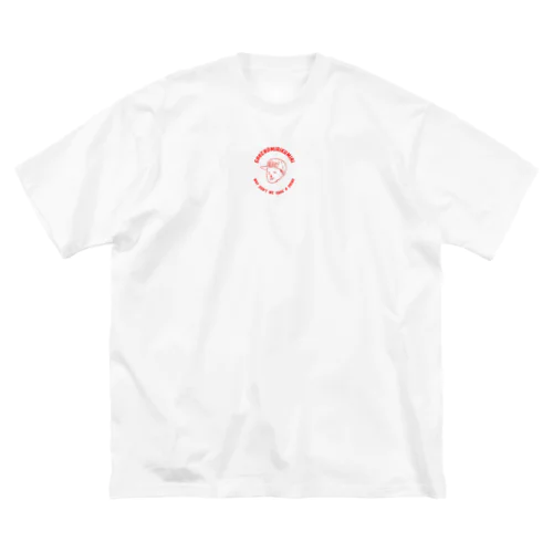 円ロゴ　赤 Big T-Shirt