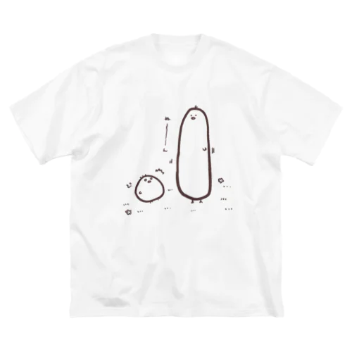 のび～～～るとり ビッグシルエットTシャツ