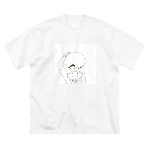 そら豆のあの子の ビッグシルエットTシャツ