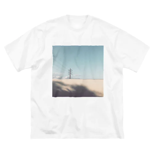 窓からの風景 루즈핏 티셔츠