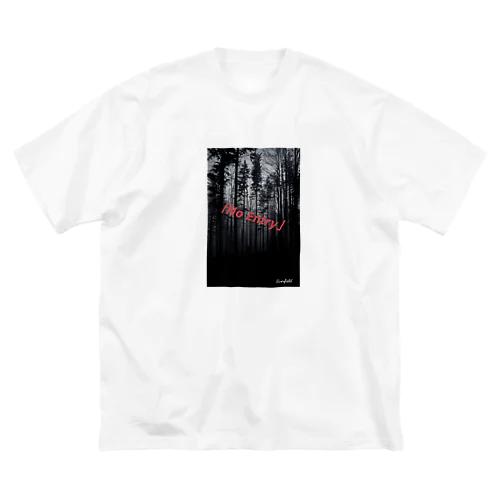 「No Entry」 ビッグシルエットTシャツ