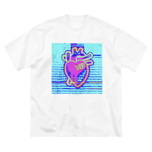 SUMMER  HEART ビッグシルエットTシャツ