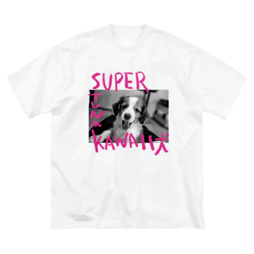 kawaii犬 ビッグシルエットTシャツ