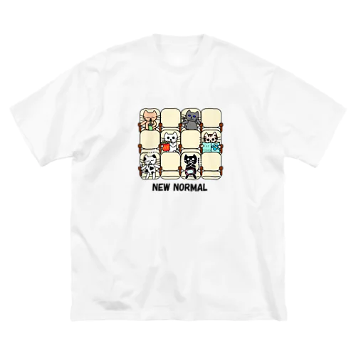 たまとクロのニューノーマル2 ビッグシルエットTシャツ