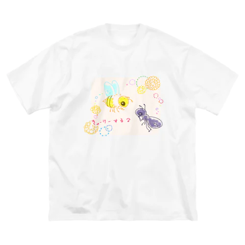 はちさんありさん ビッグシルエットTシャツ