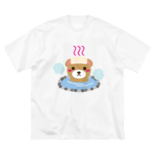 温泉クマ ビッグシルエットTシャツ