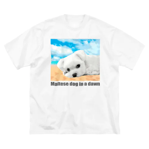 夜明けのマルチーズ （ Cute and cool puppy. ） Big T-Shirt