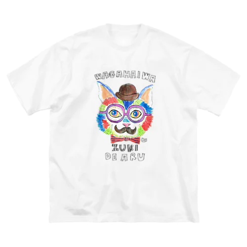 我が輩は猫好きである。 ビッグシルエットTシャツ