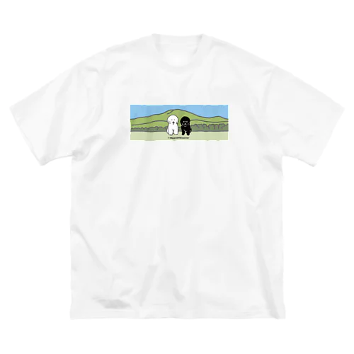 松福アイテム各種　山 ビッグシルエットTシャツ