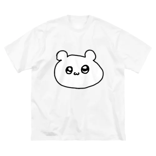 真実の眼で見つめるくま ビッグシルエットTシャツ